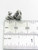 Girl playing with Dolls House sterling silver charm .925 Toys Charms detail