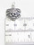Shield with Skull Katrina sterling silver charm .925 Skulls charms additional view