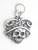 Shield with Skull Katrina sterling silver charm .925 x 1 Skulls charms image 7