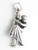 Groom carrying Bride sterling silver charm .925 x 1 Wedding charms image 7