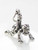 Piggy Back Ride sterling silver charm .925 Dad and Child charms side view