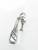 Wine Bottle and Glass sterling silver charm .925 Drinking charms additional view