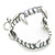 Fangs opening sterling silver charm .925 x 1 Vampire charms detail