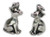 Chihuahua Dog sterling silver charm .925 Chiwawa dogs charms alternate view