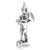 Paperboy sterling silver charm .925 Newspaper and Paper Boy charms
