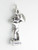 Paperboy sterling silver charm .925 Newspaper and Paper Boy charms additional view