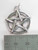Pentagram sterling silver charm pendant .925 pentagram charms size example