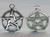 Pentagram sterling silver charm pendant .925 x 1 pentagram charms image 6
