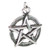 Pentagram sterling silver charm pendant .925 x 1 pentagram charms L
