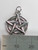 Pentagram sterling silver charm pendant .925 pentagram charms L detail