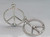 Peace sterling silver pendant charm .925 Peaceful charms and pendants alternate view