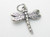 Dragonfly sterling silver charm .925 Dragon Fly charms A1 additional view