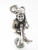 Trombone player sterling silver charm .925 Band Jazz Musicians charms side view
