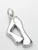 Trousers sterling silver charm .925 x 1 Trouser Clothing charms additional view