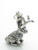 Jackalope sterling silver charm .925 Jack-a-lope Rabbit charms side view