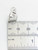 Measuring Jug sterling silver charm .925 Measure Jugs charms additional view