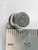 Pestle and mortar sterling silver charm .925 Mixing charms side view