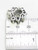 Medusa Gorgon sister sterling silver charm .925 Snakes for hair detail