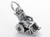 Wheelchair SMALL sterling silver charm .925 x 1 Wheel Chair Disabled charms additional view