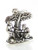 Adam and Eve 2D sterling silver charm .925 x 1 Religious Holy charms image 6
