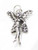 Fairy sterling silver charm .925 x 1 Fairies and Fantasy charms image 7