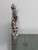 Tattoo gun LARGE sterling silver charm pendant .925 Tattoos Charms side view