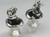 Rabbit in Hat Magic sterling silver charm .925 x1 Magicians Hats charms image 6