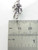 Wounded soldier carried by Hero sterling silver charm .925 Battle detail