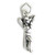 Belly Dancer sterling silver charm .925 Exotic Dancing charms