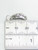 Angel wing sterling silver charm .925 Angels Protection charms side view