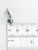 Angel wing sterling silver charm .925 Angels Protection charms size example