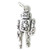 Robot sterling silver charm .925 Space and Robots charms