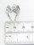 Angel wings sterling silver charm .925 Angels and Protection charms side view