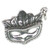Mardi Gras Mask sterling silver charm .925 x 1 Party Masks charms A1