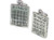 Bingo Card double sided silver charm .925 Games charms alternate view