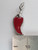 Red Hot Chilli Pepper sterling silver charm .925 x 1 Peppers charms