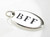 BFF Tag sterling silver charm .925 x 1 Best Friends Forever charms additional view