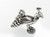 Peacock sterling silver charm .925 x 1 Pea Cock Birds charms image 8