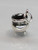 Cooking Pot Cauldron sterling silver charm .925 Cauldrons charms side view