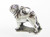 Pug dog sterling silver charm .925 Pugs Dogs charms detail