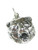 Bears Head sterling silver charm pendant .925 Bear pendants charms additional view