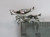 Greyhound dog sterling silver charm .925 Greyhounds dogs side view