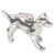 Jack Russell Dog sterling silver charm .925 Dogs charms