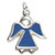 Angel sterling silver charm pendant .925 x 1 Angels Protection charms