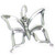 Butterfly sterling silver charm pendant .925 x 1 Butterflies Butterflys