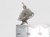 Mushroom Toadstool sterling silver 2D charm .925 Mushrooms charms size example