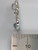 Snowman sterling silver charm pendant .925 Snowmen charms side view