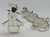 Snowman sterling silver charm pendant .925 x 1 Snowmen charms image 6