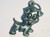 Puppy dog 2D sterling silver charm .925 Doggy Pup Dogs charms additional view