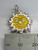 Sun Face sterling silver charm or pendant .925 x 1 Weather charms size example